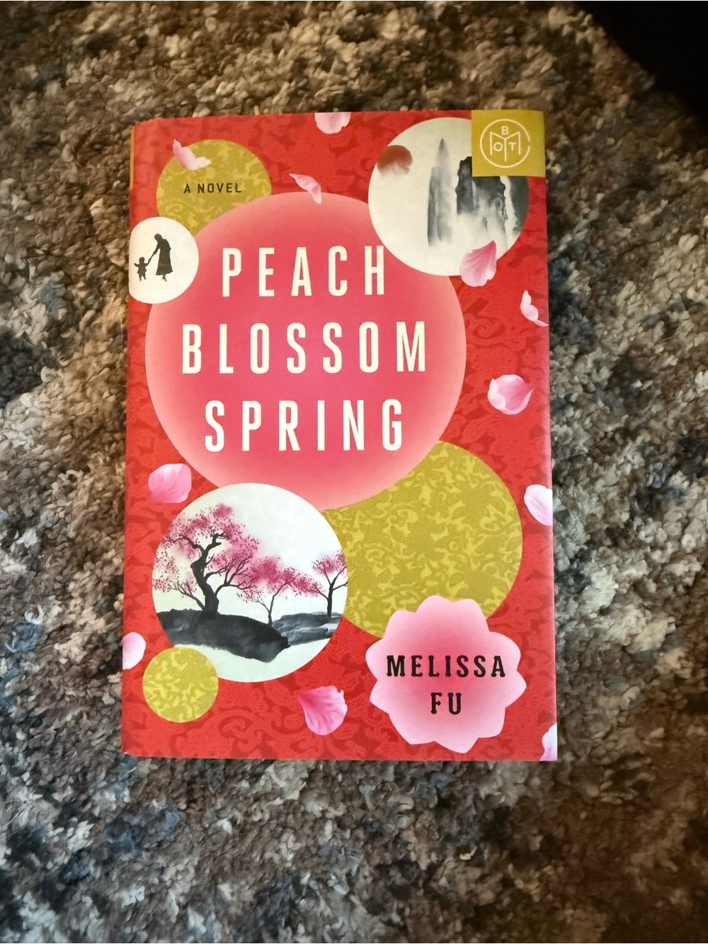 Peach Blossom Spring by Melissa Fu - Bright Red Cover